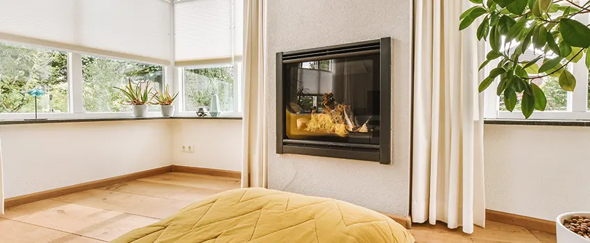 Residential Fireplace Ceramic Glass Installation in Bellevue, WI