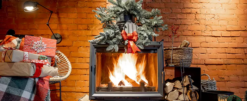 Travis Industries Linear Gas Fireplace Installation in Bellevue, Wisconsin