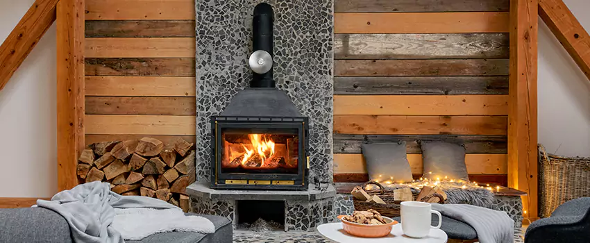 Thelin Hearth Products Direct Vent Gas Stove Fireplace Inspection in Bellevue, Wisconsin