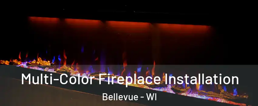  Multi-Color Fireplace Installation Bellevue - WI